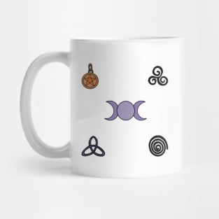 Wiccan and Pagan Symbols Mug